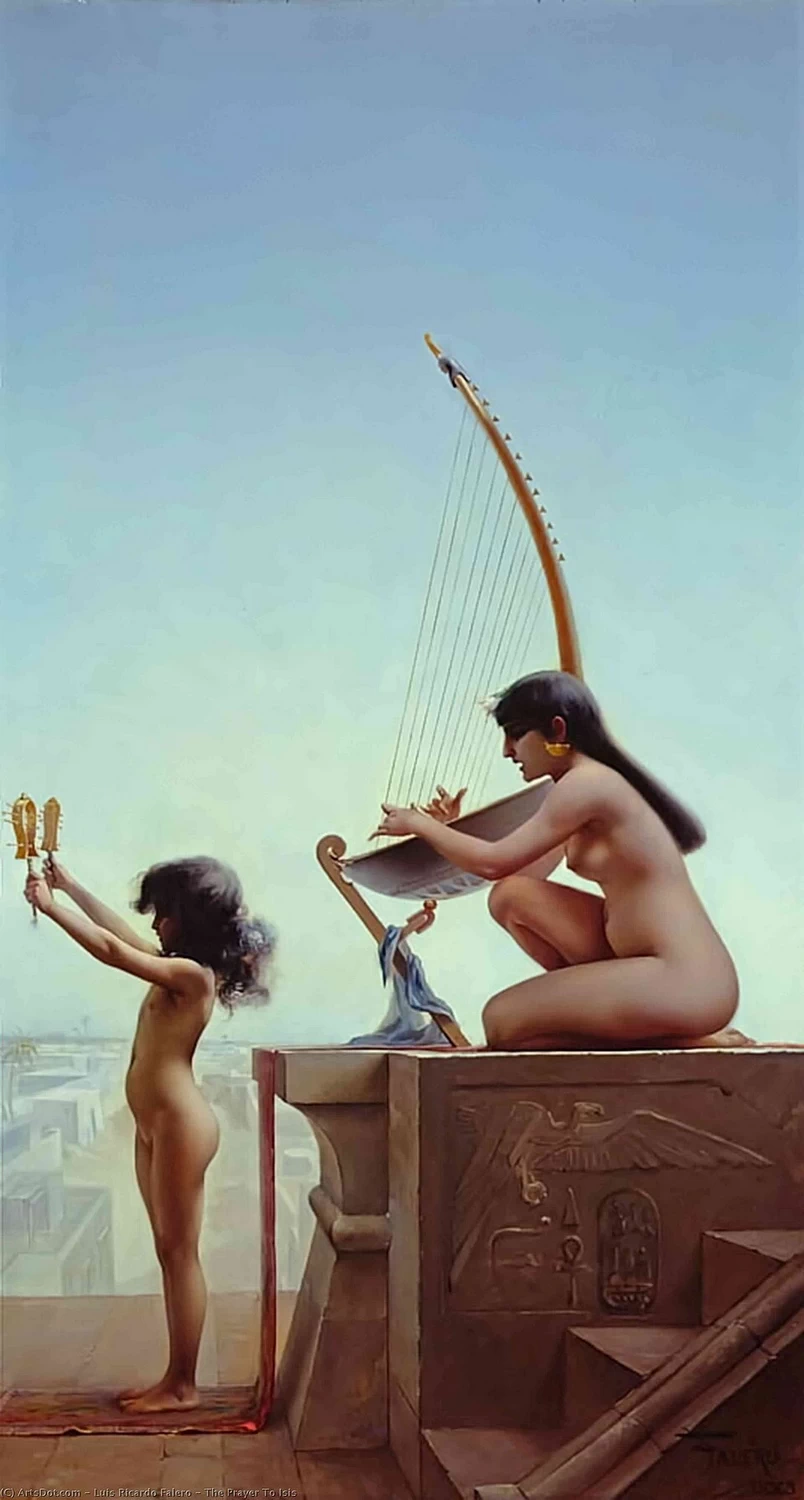 La preghiera a Iside, 1883